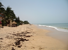 la plage de Saly Niakh Niakhal (Sngal)