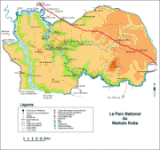 carte du parc Niokolo Koba