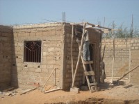 Construction de la villa Ker Tukki  Saly Niakh Niakhal : juin 2009