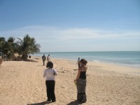 la plage de Saly Niakh Niakhal à côté de Ker Tukki (Sénégal)
