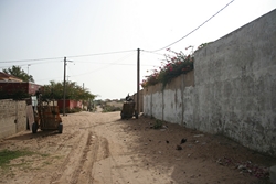 la devanture de la villa Ker Tukki (Sénégal)